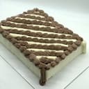Piped Shells Chocolate/Vanilla Slab