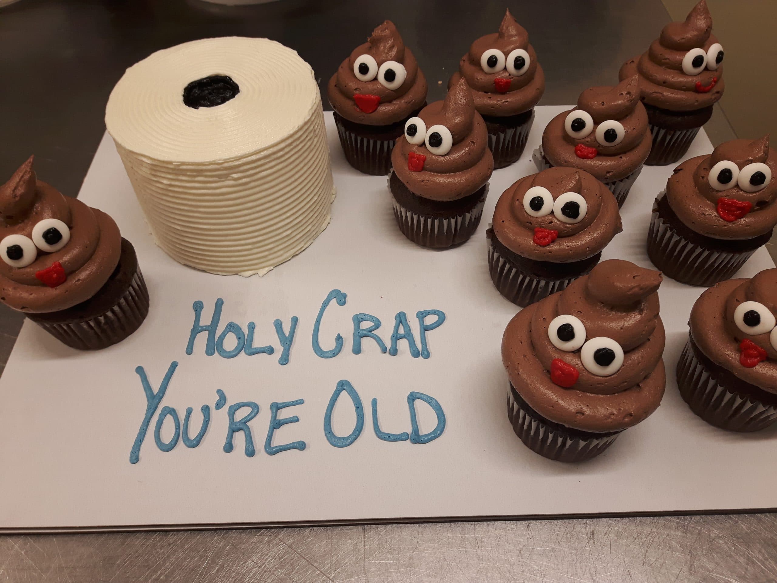 Crap You're Old Cake with 4" Cake — photo 1