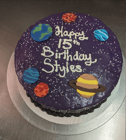 Galaxy and Planet Buttercream Transfer — photo 1