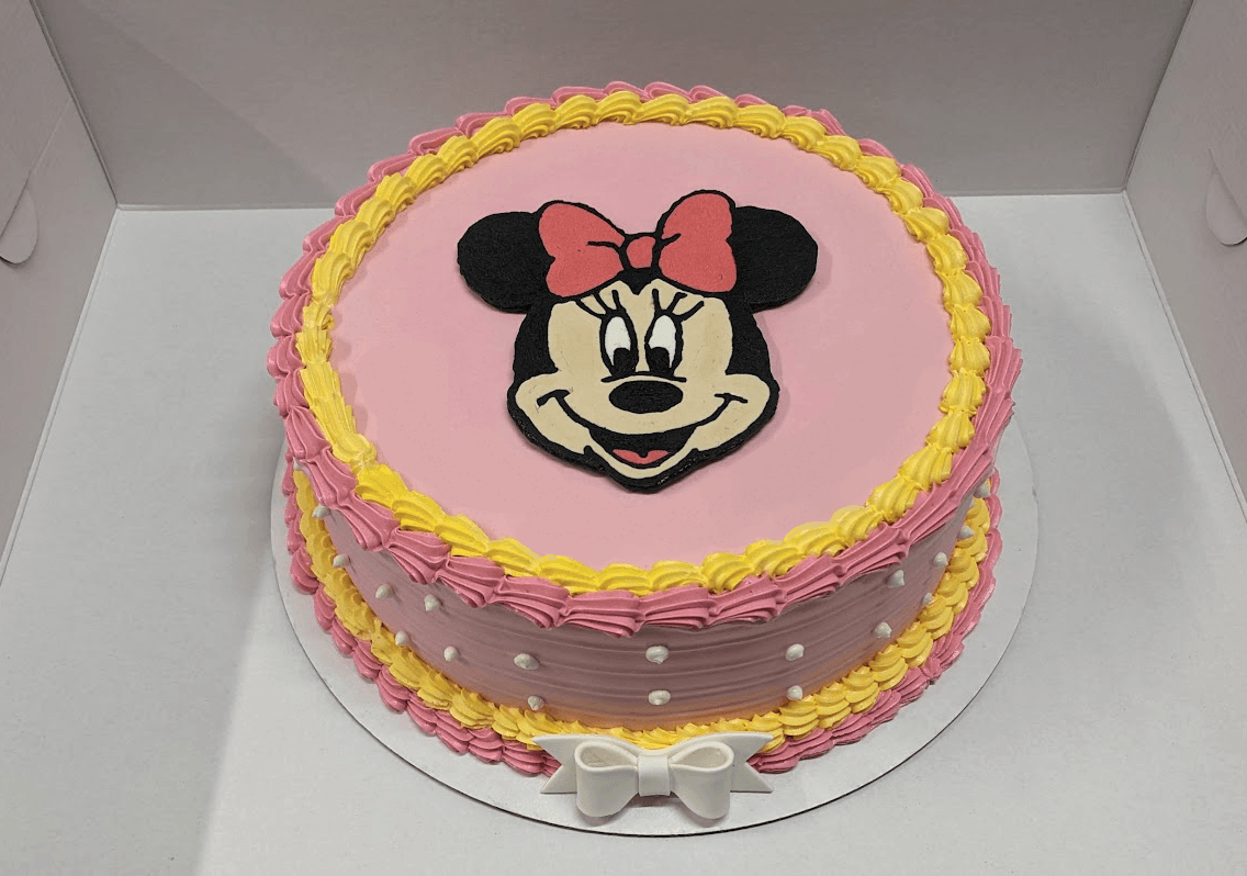 Fancy Minnie Mouse Buttercream Transfer — photo 1