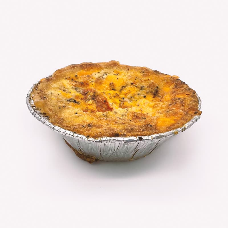 Quiche—Tomato-and-Mushroom