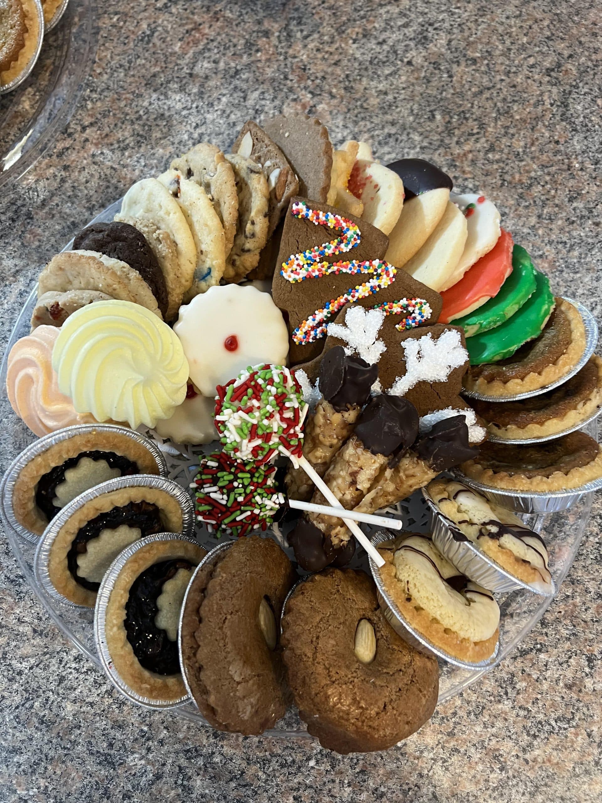 Cookies and Tarts Platters dec 2024