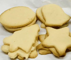 Shaped shortbread