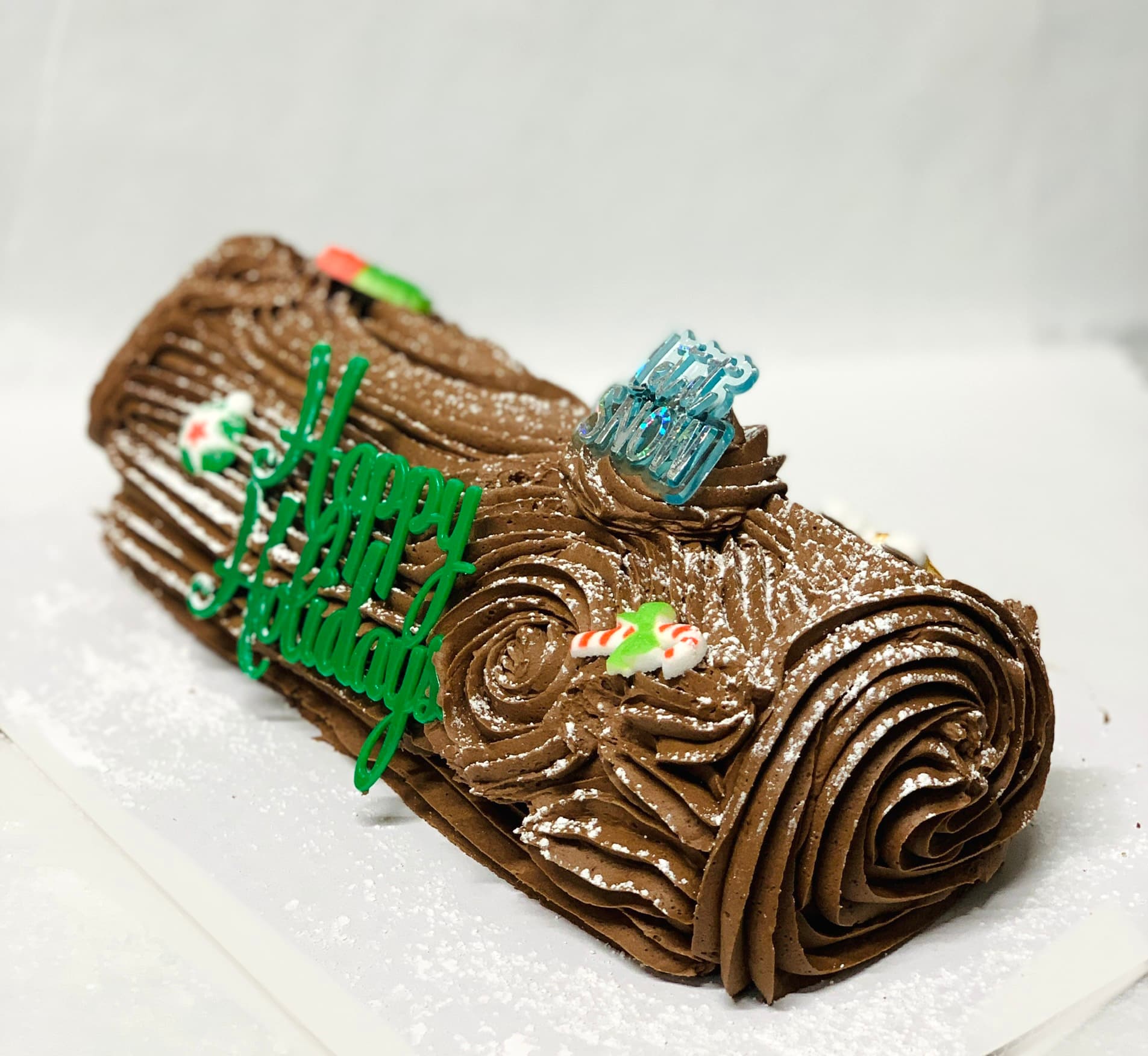 Irish Cream Chocolate Yule Log